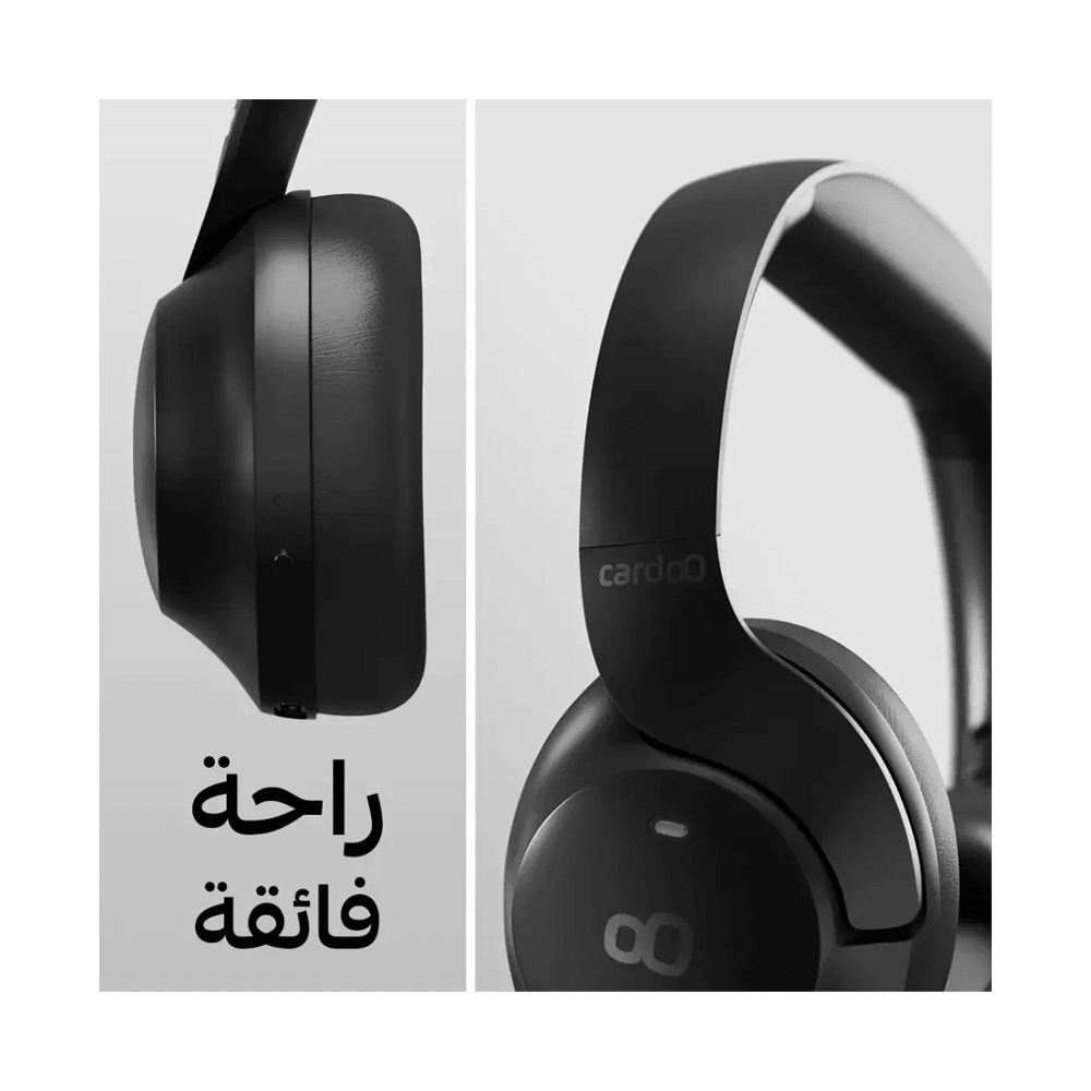 Cardoo Wireless Over Ear Headphones , Black - CGLHDP01E