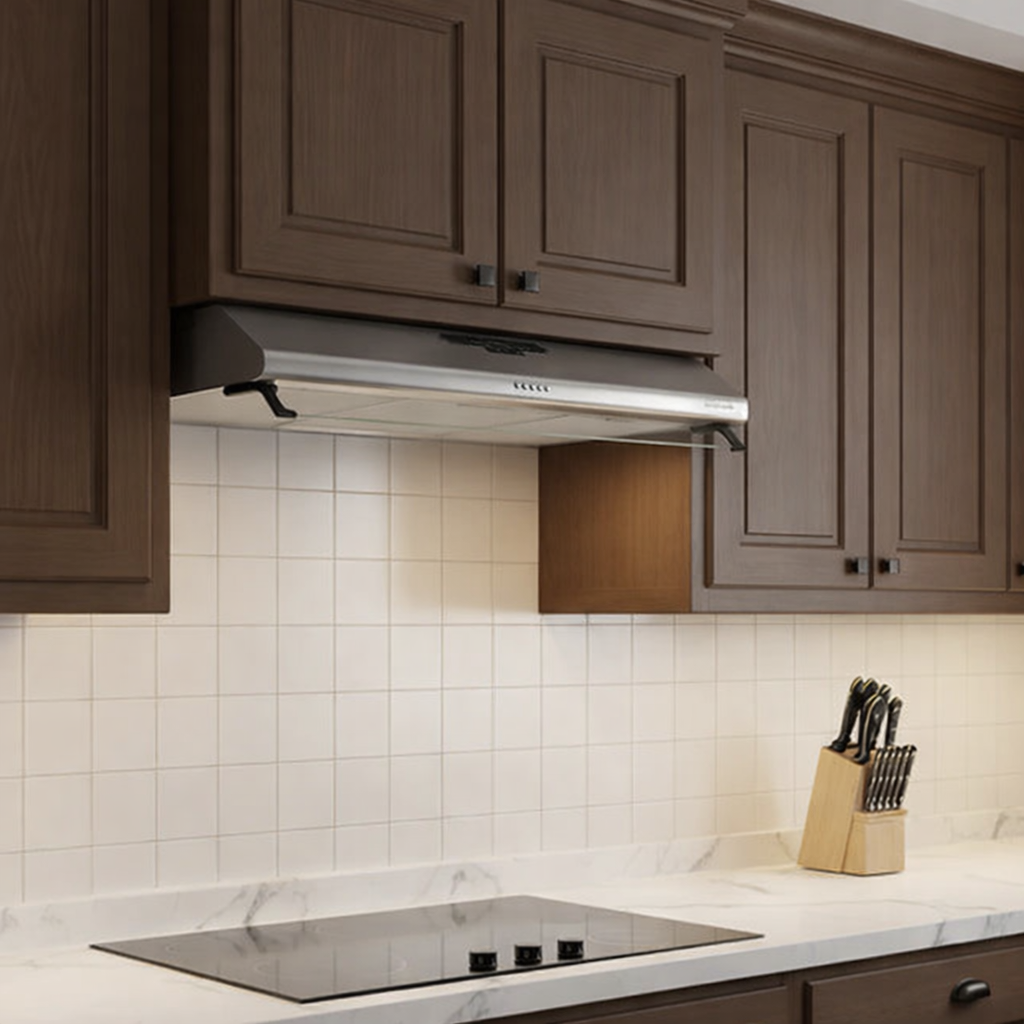 Ecomatic Built-In Flat Hood , 90 Centimeter , Stainless Steel - H96NCF
