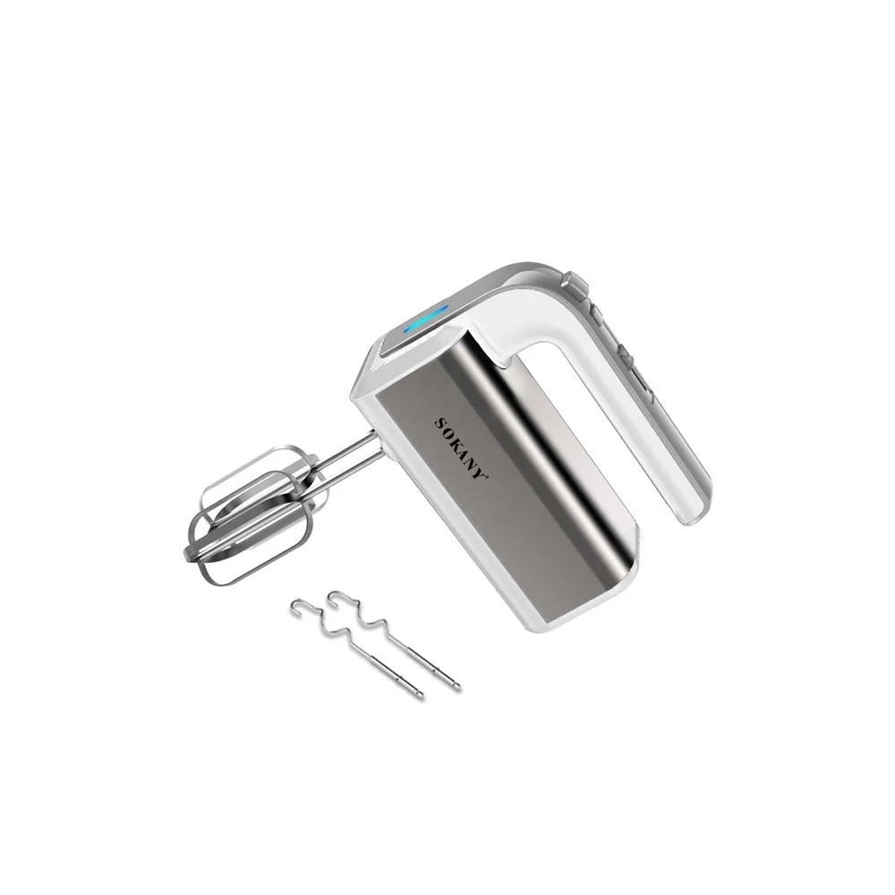 Sokany Hand Mixer 800 Watt White Silver - CX-6651W