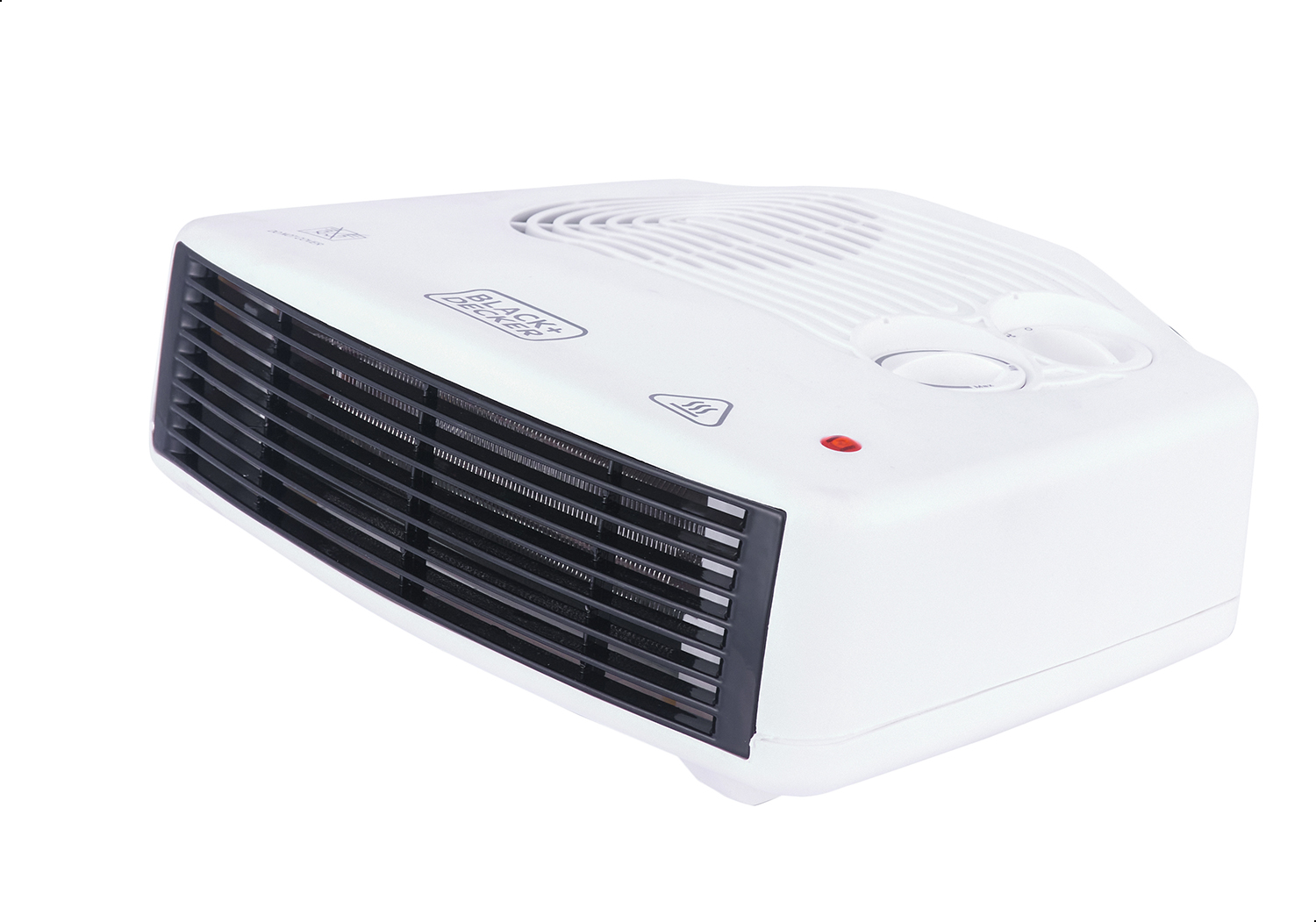 دفاية مروحة كهربائية بلاك اند ديكر HX230 ، 2400 وات ، ابيض - HX230