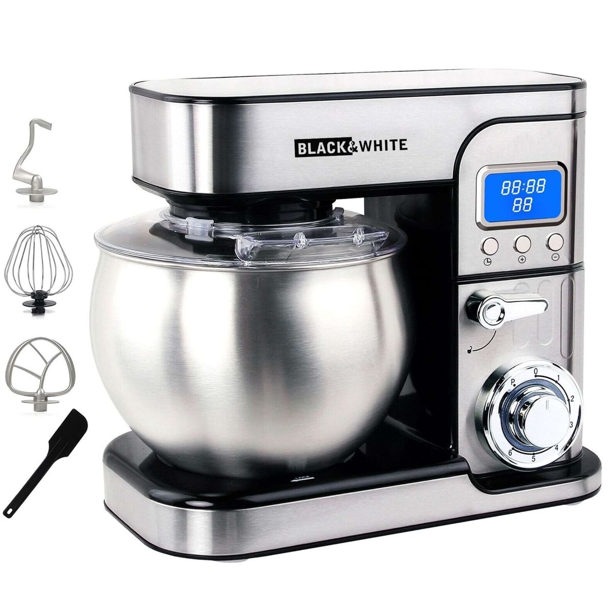 Black And White Stand Mixer 10 Liter Stainless Steel - SV1020D