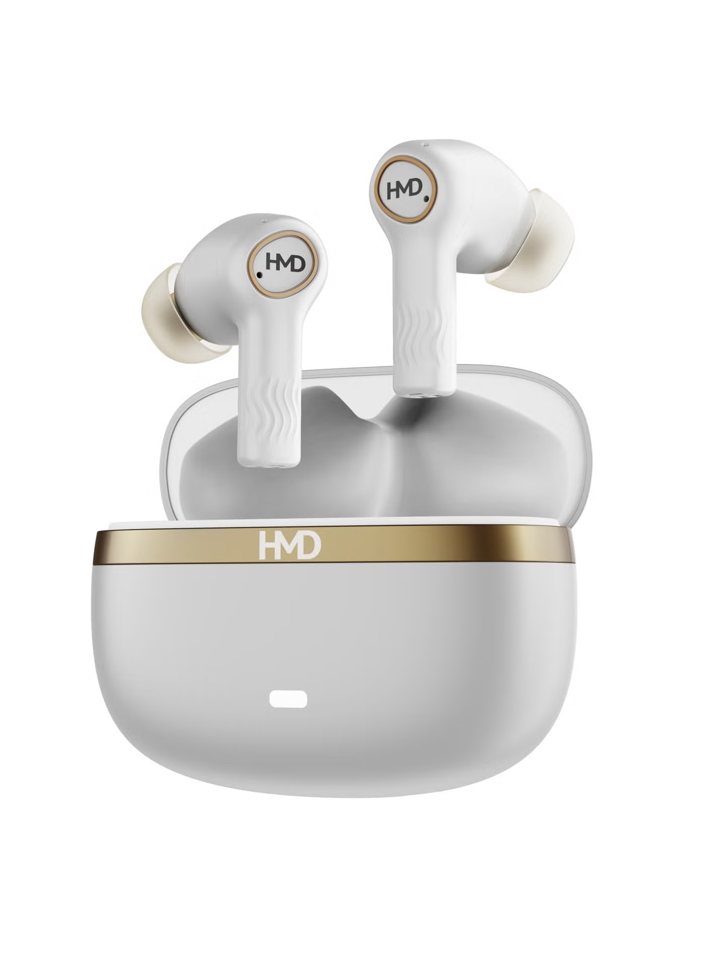 ايربودز اتش ام دي DUB X50 ، بخاصية إلغاء الضوضاء المحيطة ، ابيض