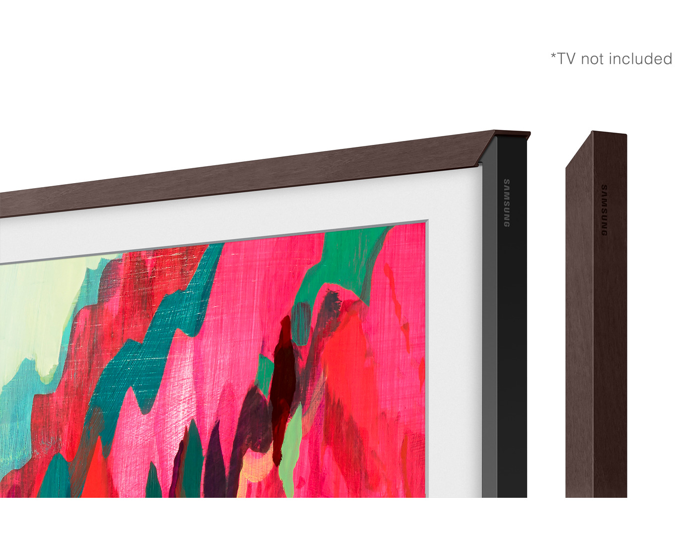 Samsung Customizable Frame for Samsung 75-inch TV Phantom Brown - SCFF75BWBZN