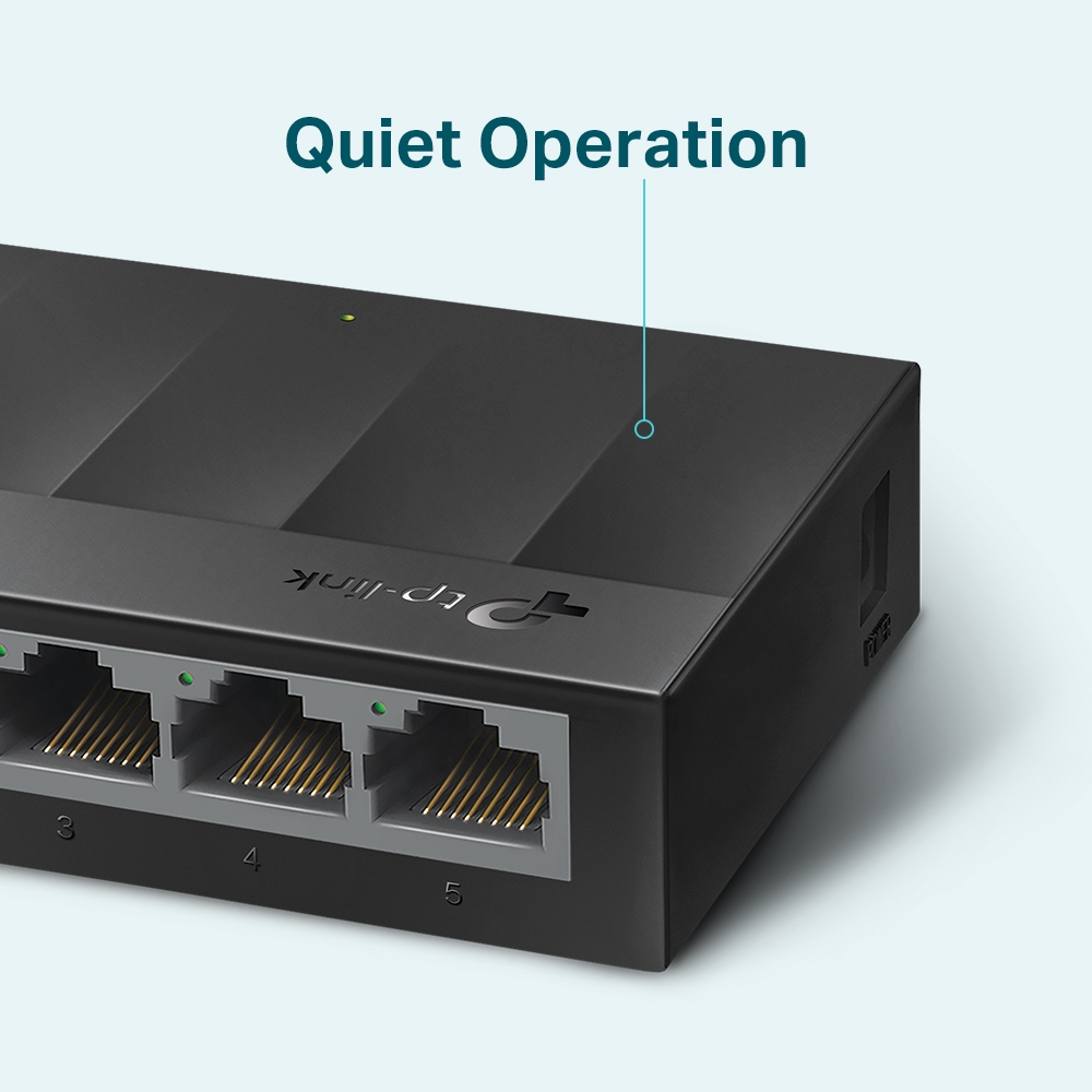 Tp-Link LiteWave Gigabit Switch , 5 Ports , Black - LS1005G