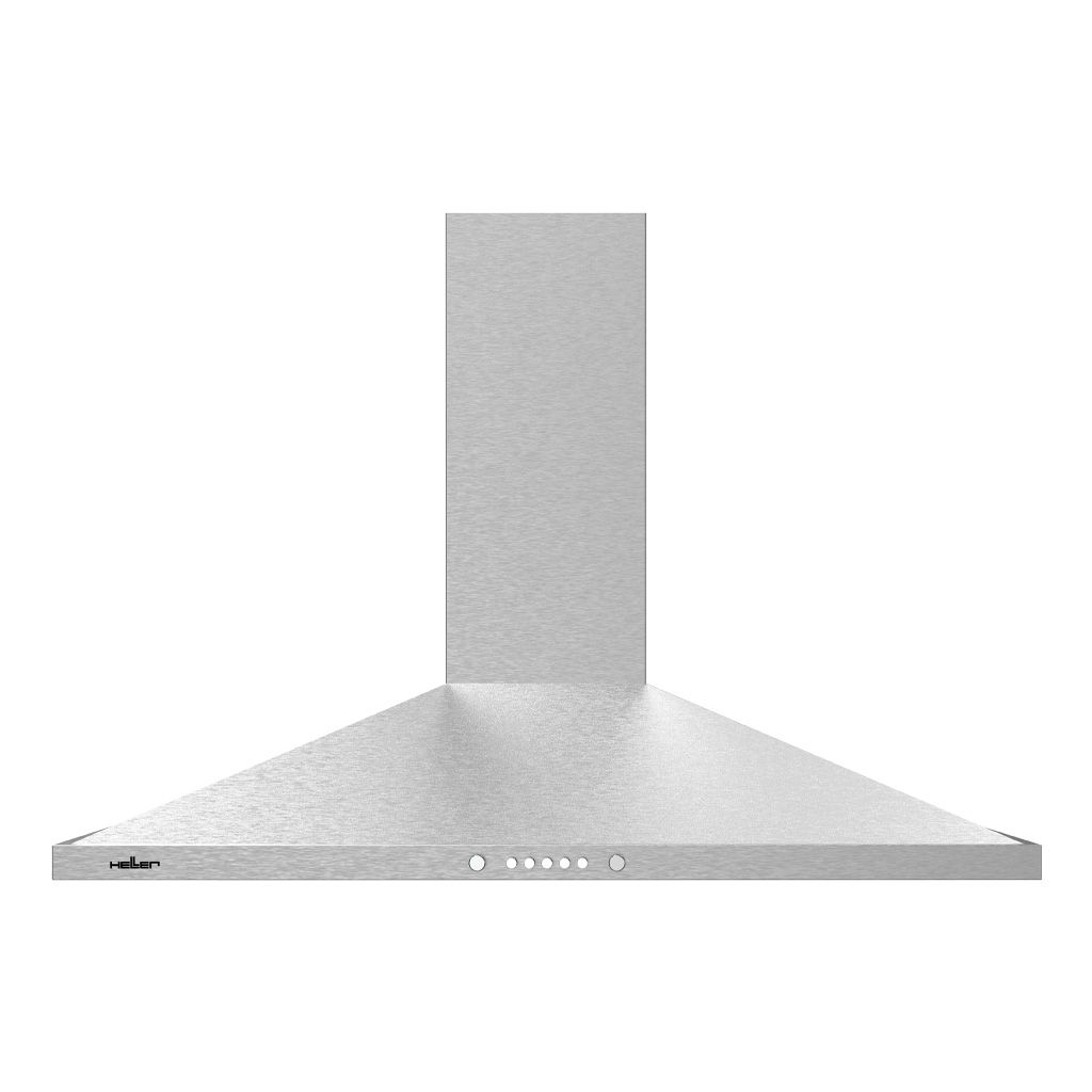 Heller Built-In Pyramids Hood , 90 Centimeter , Stainless Steel - HD9PSXMA1LEG