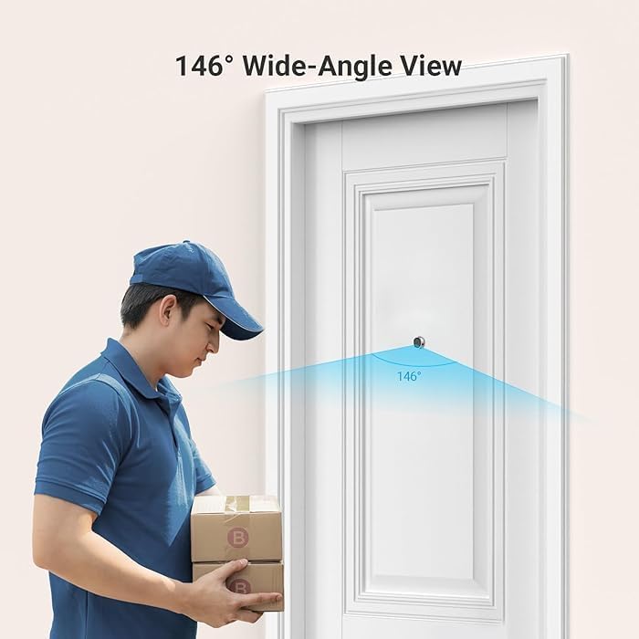 Ezviz HP2 Wireless Peephole ,Silver