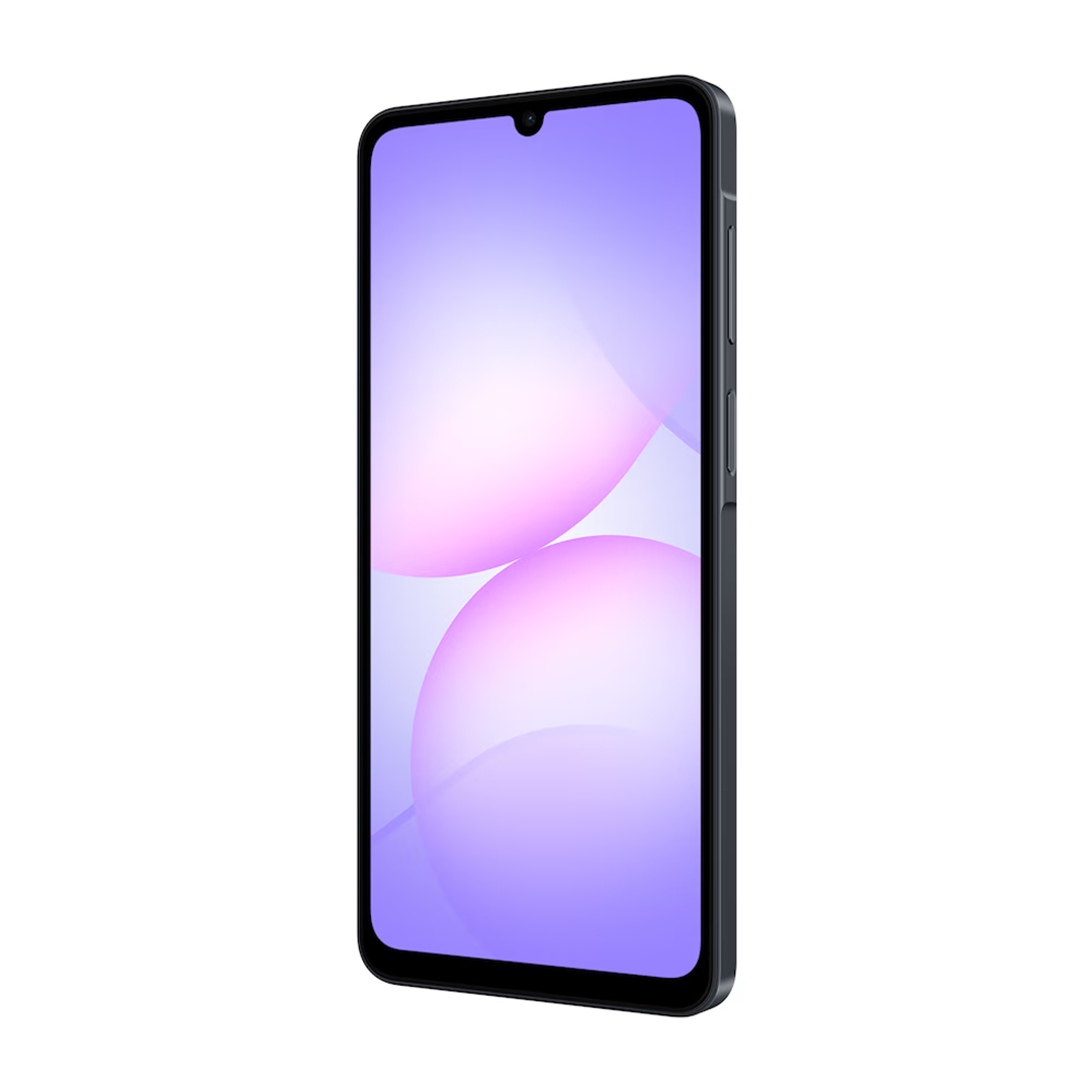 سامسونج جالكسي A07s ، سعة 64 جيجا بايت ، رام 4 جيجا بايت ، شبكة 4G LTE ، شريحتين - اسود