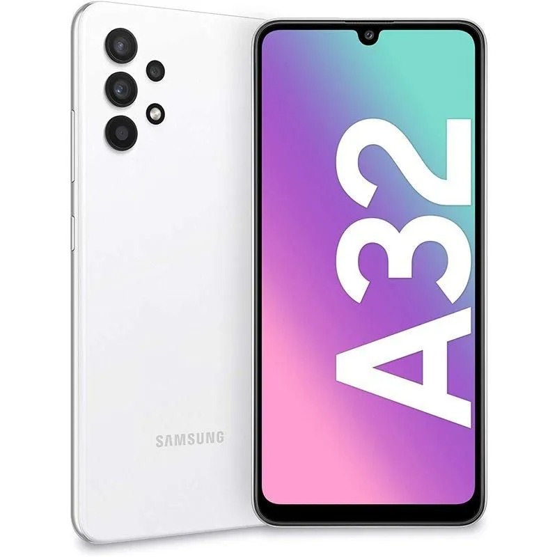 سامسونج جالكسي A32 ، سعة 128 جيجا بايت ، رام 6 جيجا بايت ، شبكة 4G LTE ، شريحتين - ابيض اوسم