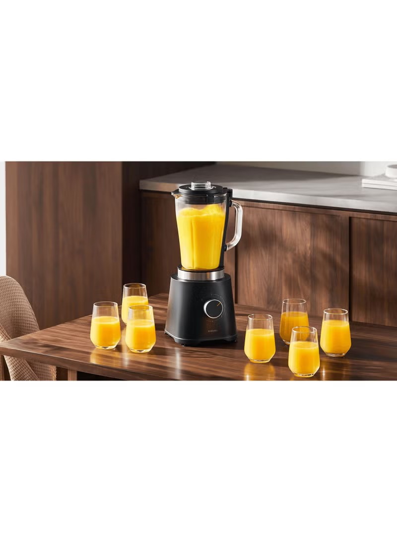 خلاط شاومي غطاء أمان ، سعة 1.75 لتر ، 600 وات ، اسود - MLLJ001CM-1A
