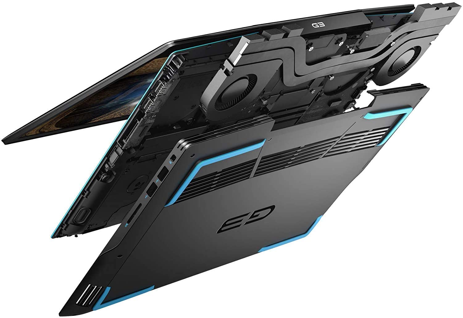 لاب توب ديل G3 15-3500 ، معالج انتل كور i7-10750H 15.6 بوصة ، هارد 512 جيجا بايت SSD ، رام 16 جيجا بايت ، كارت شاشة انفيديا جي فورس GTX 1650 ،فري دوس - اسود