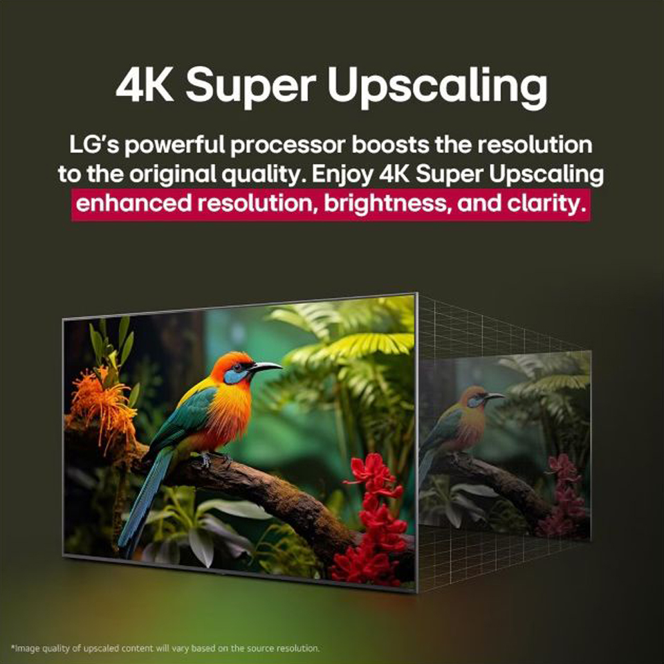 شاشة تلفزيون سمارت ال جي ، مقاس 65 بوصة ، ليد ، دقة 4K UHD ، بريسيفر داخلي