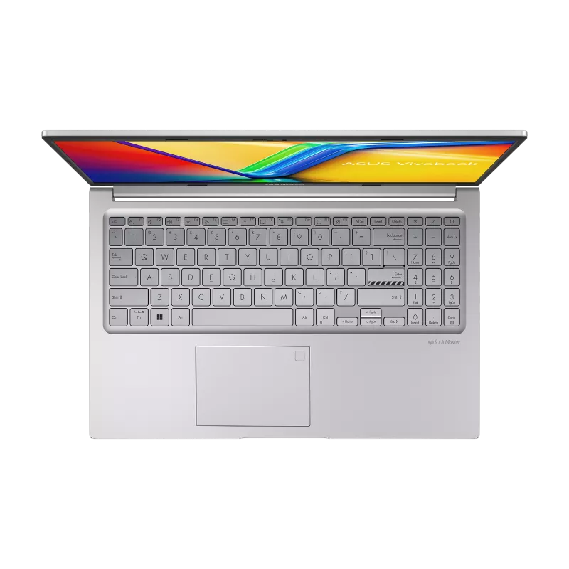 لاب توب اسوس فيفو بوك - X1504MA-BQ853W ، معالج انتل كور 3 304 15.6 بوصة ، هارد 512 جيجا بايت SSD ، رام 8 جيجا بايت ، كارت شاشة انتل جرافيكس ،ويندوز 11 - فضى كول