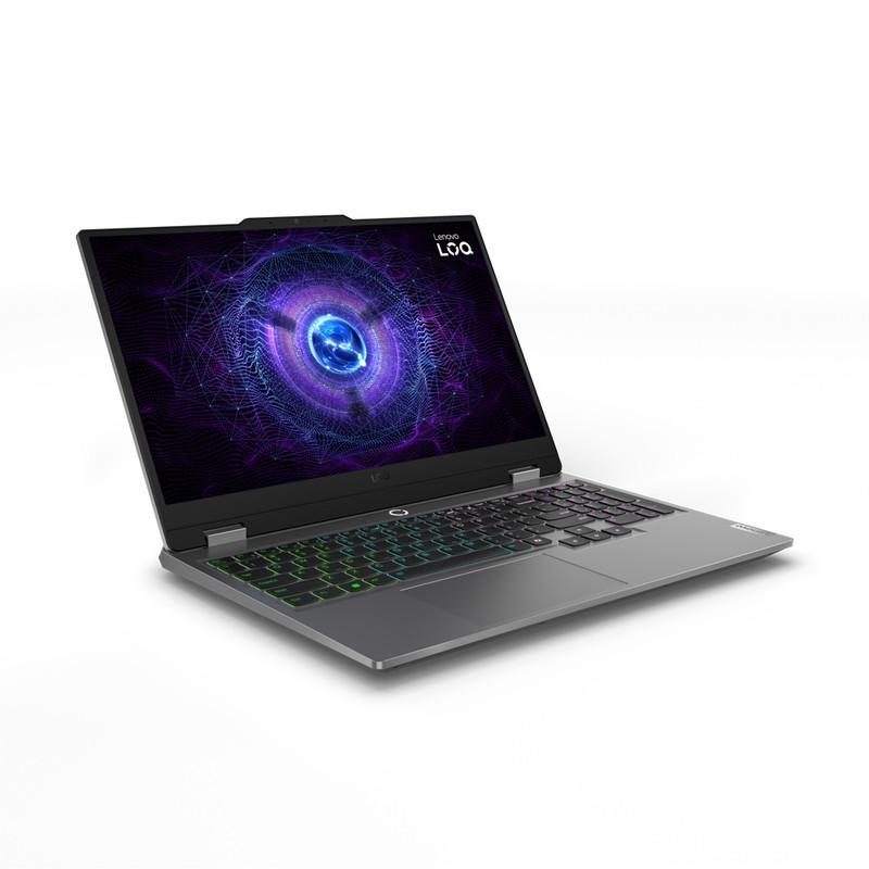 لاب توب جيمنج لينوفو LOQ 15IRX9 ، معالج انتل كور i7-13650HX 15.6 بوصة ، هارد 512 جيجا بايت SSD ، رام 16 جيجا بايت ، كارت شاشة انفيديا جي فورس RTX 4050 ،فري دوس - رمادي