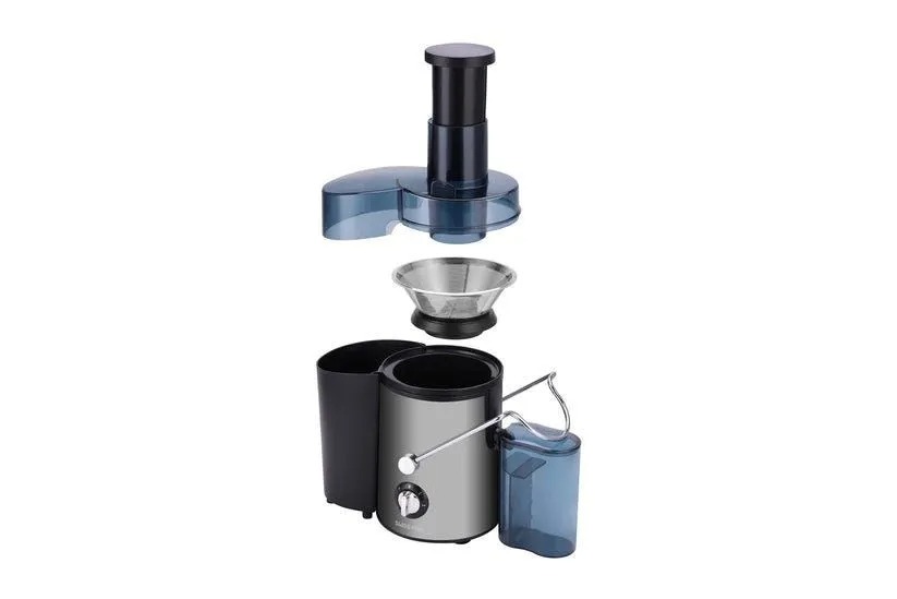 Swiss Pro Plus Juice Extractor , 800 milliliter 450 Watt Black Stainless Steel - SP-PEJ1000