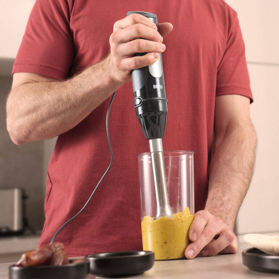 Braun MultiQuick 5 Pro Hand Blender with Attachments 1000 Watt Black - MQ 55236 M