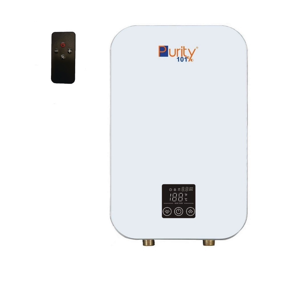 Purity Digital Instant Water Heater with Remote Control , 7 Kilowatt White - P101