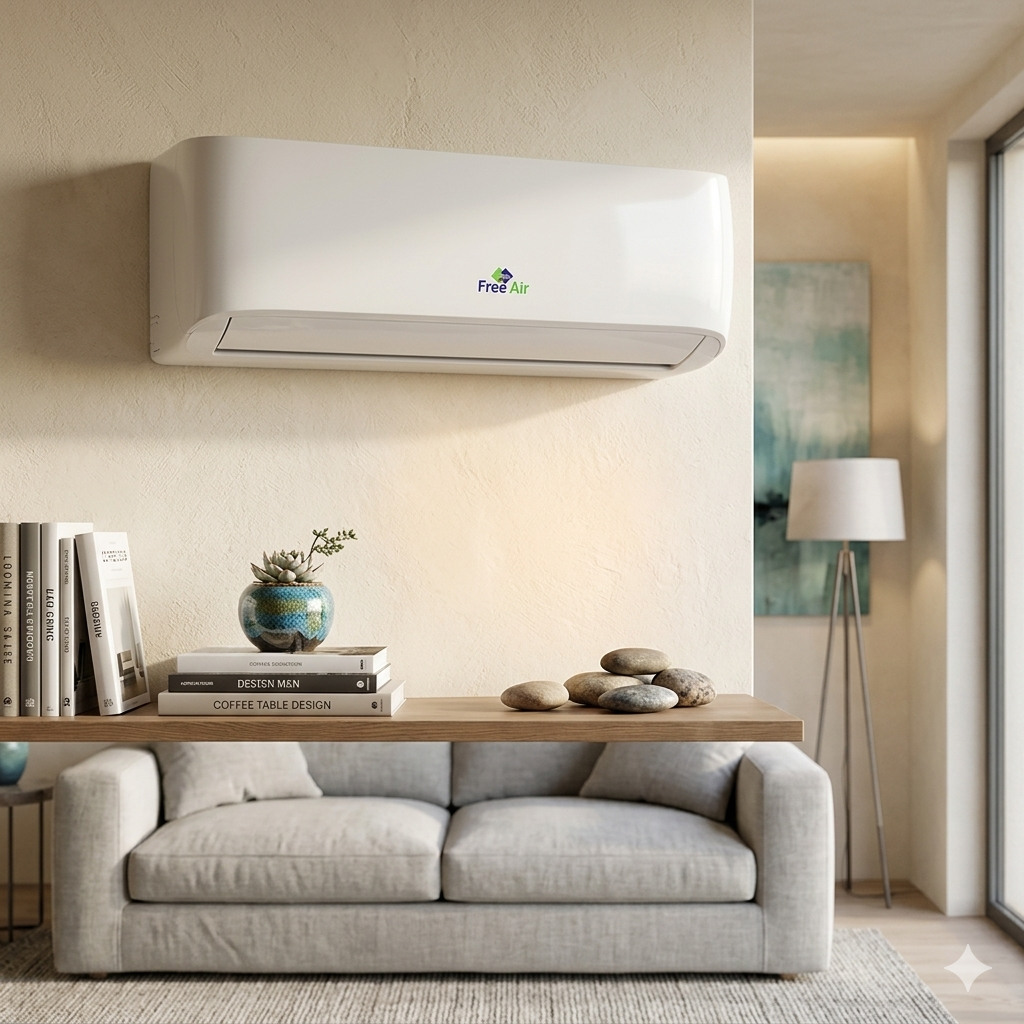 تكييف سبليت انفرتر فري اير Fresh Inverter Split Air Conditioner, Cooling only - AS-12CR ، قدرة 1.5 حصان ، بانفرتر ،بارد فقط ،ابيض - AS-12CR