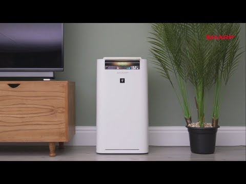 Sharp Air Purifier withHEPA Filter , White - KC-G60SA-W