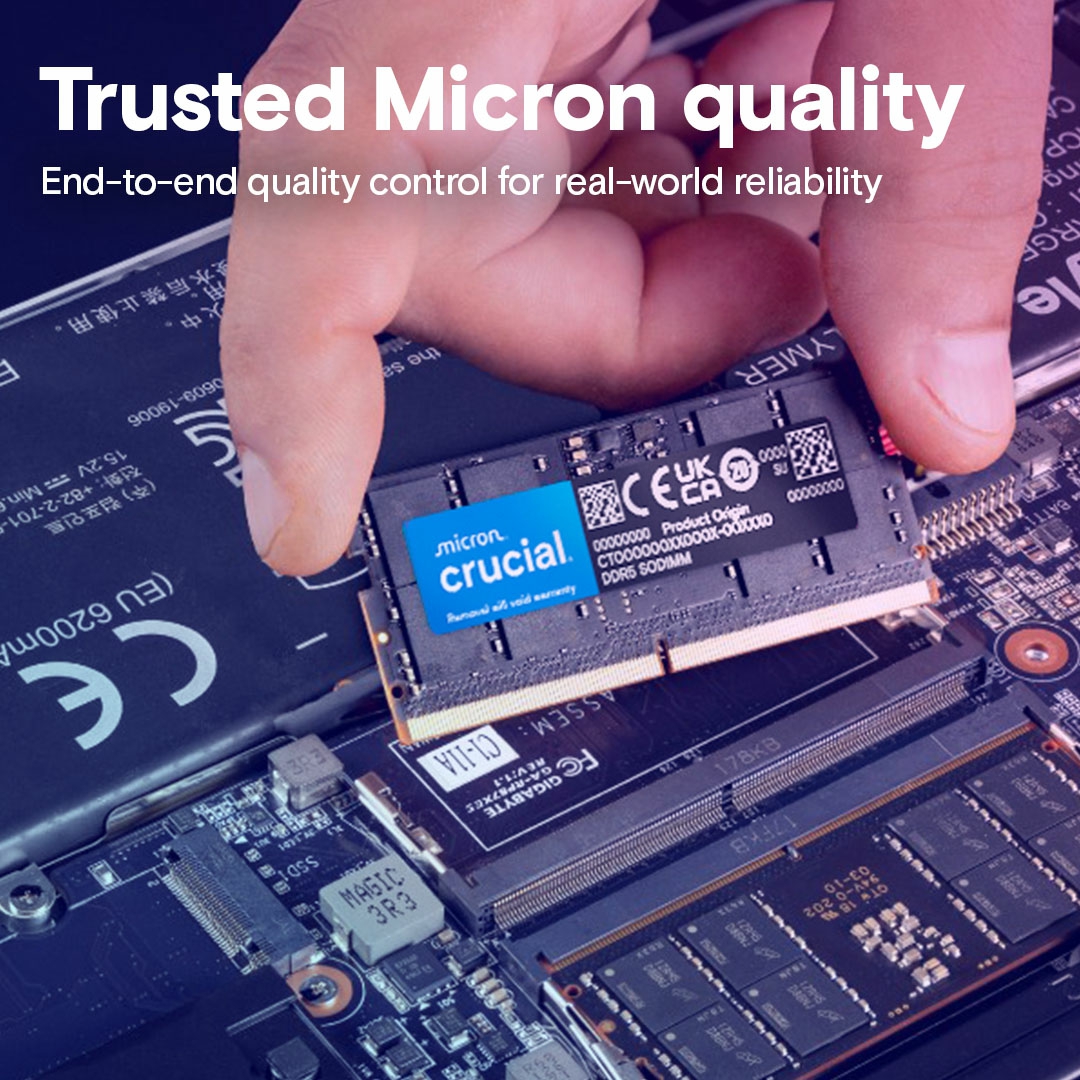 Crucial Laptop Memory DDR5 - CT16G48C40S5