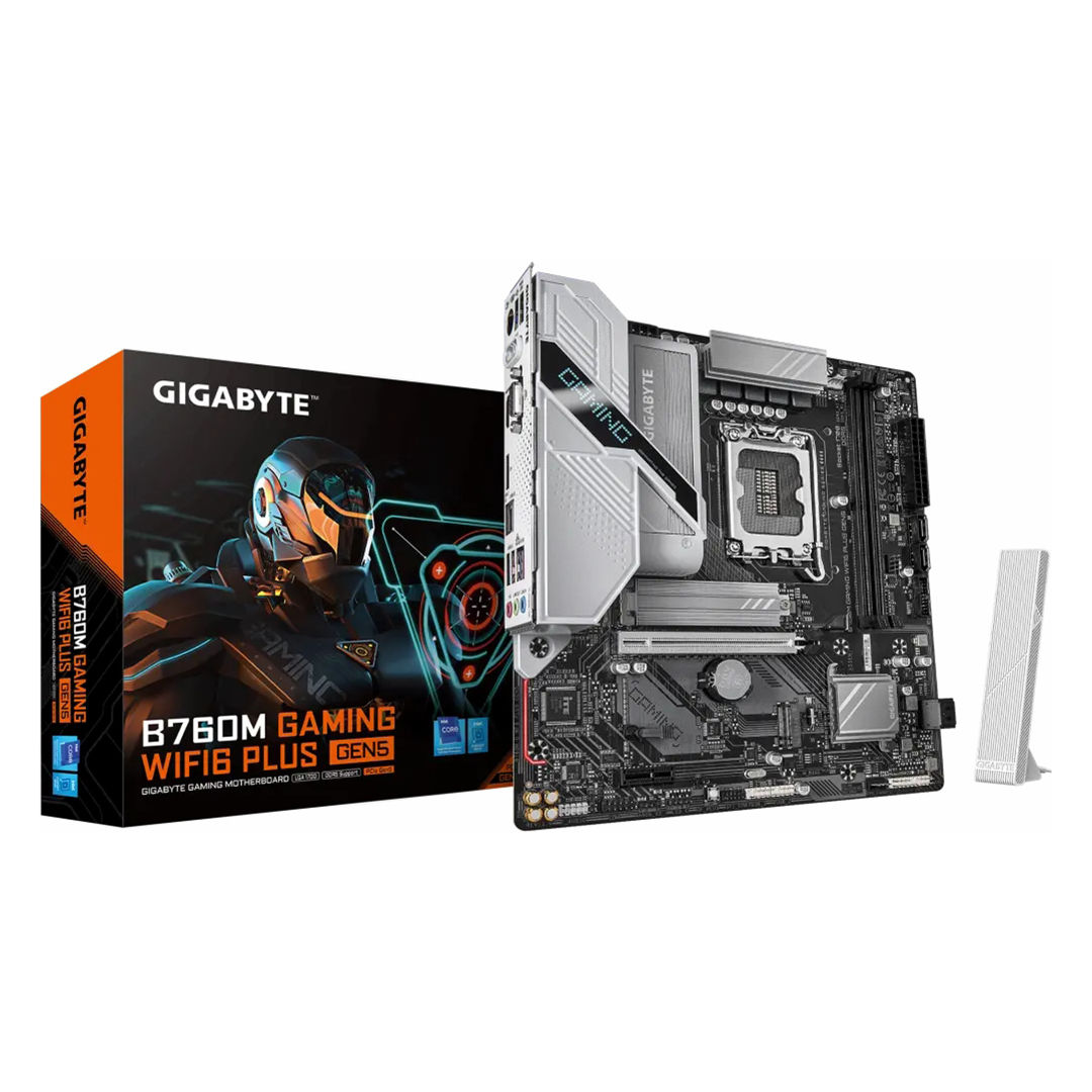 Gigabyte B760M GAMING WIFI6 PLUS GEN5 Motherboard , Intel ATX Black