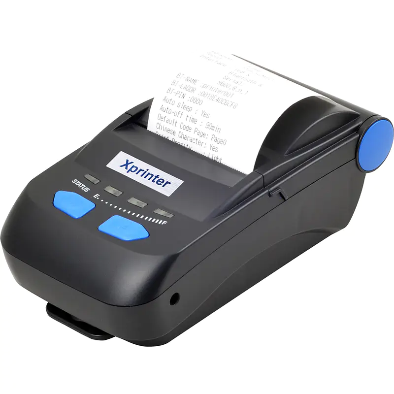 طابعة فواتير حرارية محمولة اكس برنتر XP-P300 ، اسود