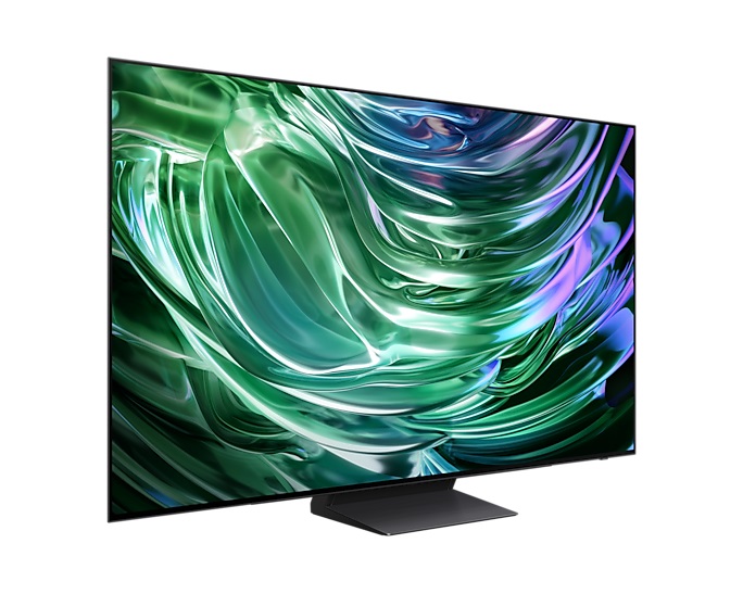شاشة تلفزيون سمارت سامسونج ، مقاس 77 بوصة ، OLED ، دقة 4K UHD ، بريسيفر داخلي - QA77S90DAEXXY
