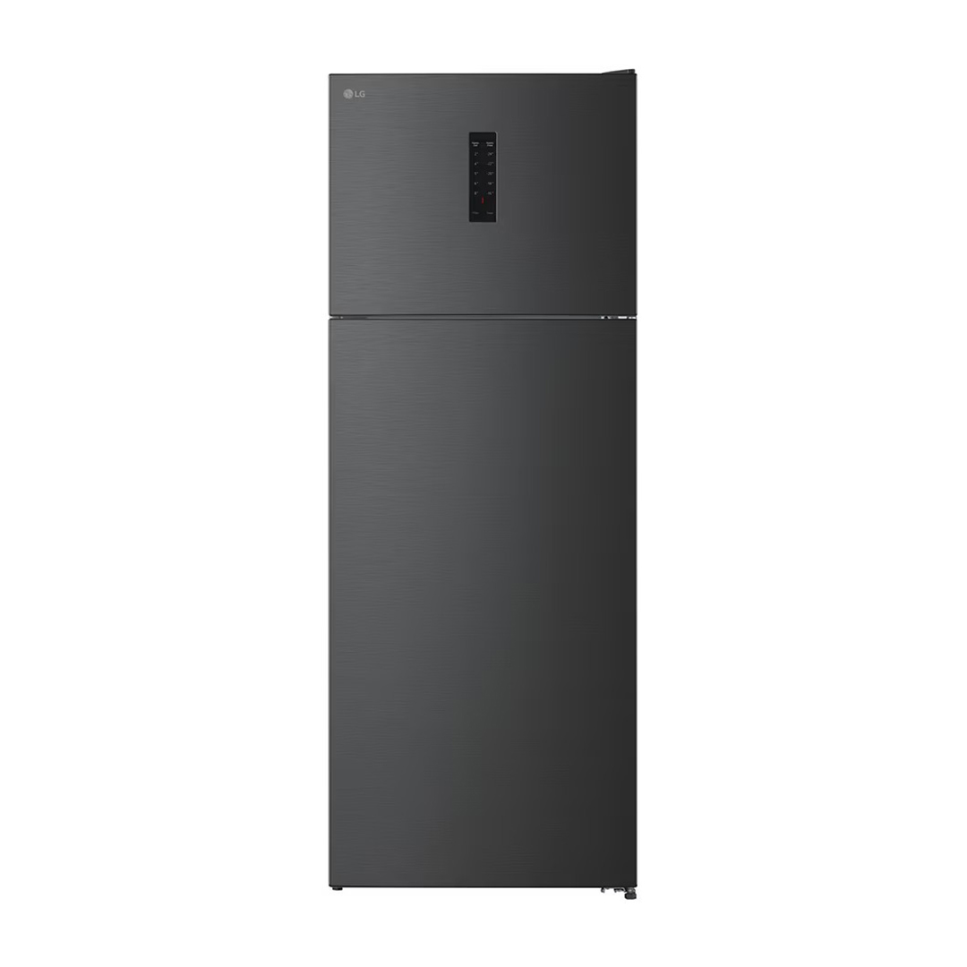 LG NoFrost Top Freezer Refrigerator , 450 Liter Inverter Motor , Black - GTF452SSAN