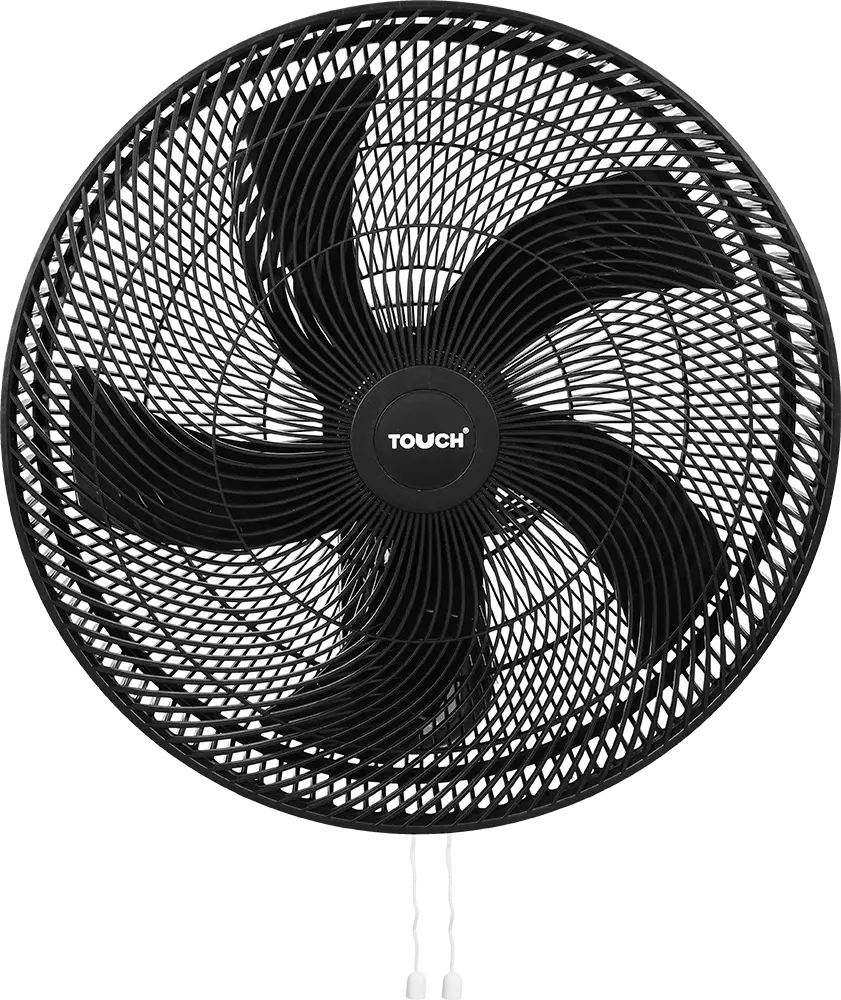 Touch El Zenouki Jet Max Wall Fan , 18 Centimeter , Black - 40165