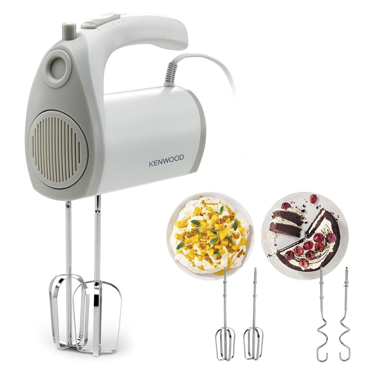 Kenwood Hand Mixer 300 Watt White - HMP20WH