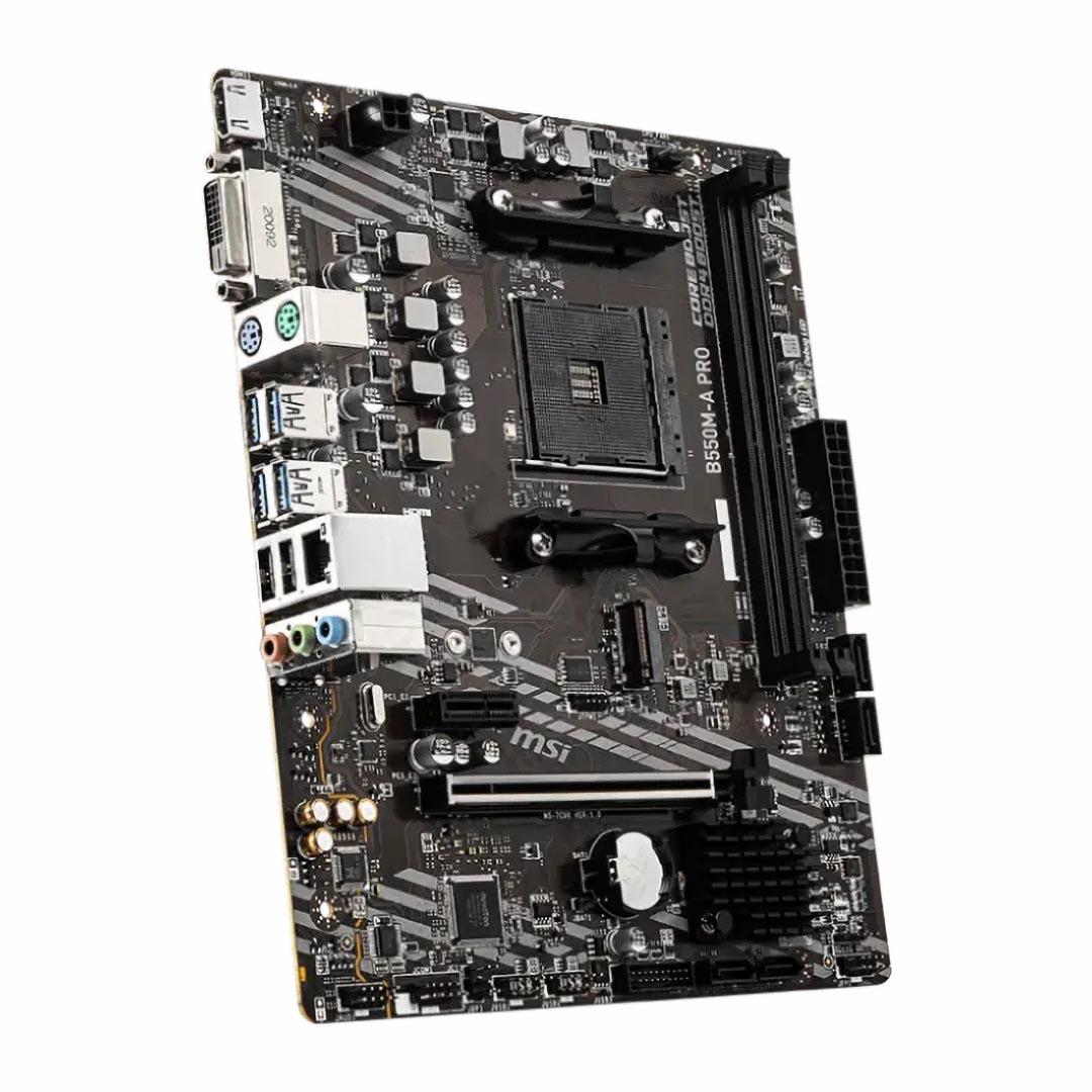 ماذر بورد ام اس اي B550M-A برو ، AMD ، mATX - اسود