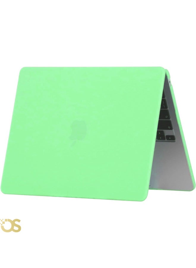 Generic Matte Hard Shell Case with Screen Protector for MacBook Air 13.3-inch (models A1932, A2179, A2337) , Mint Green