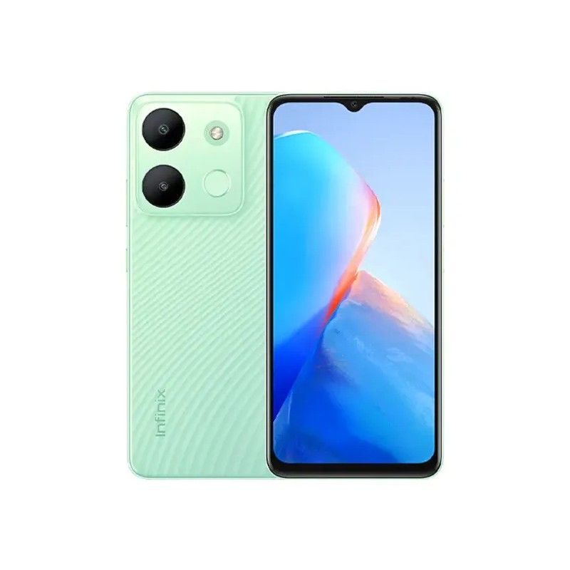 انفنكس سمارت 7 ، سعة 64 جيجا بايت ، رام 4 جيجا بايت ، شبكة 4G LTE ، شريحتين - اخضر كوستال