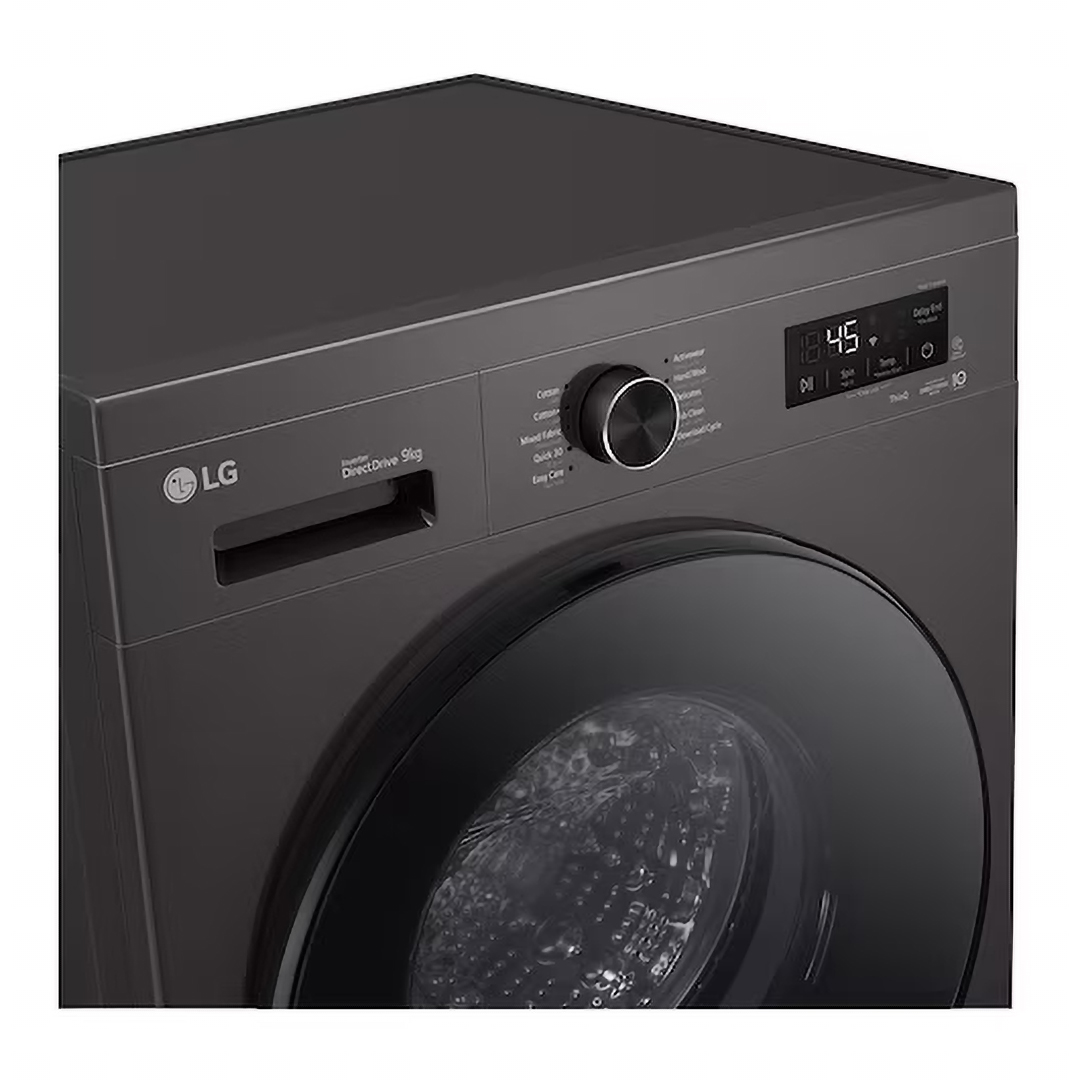 LG Inverter Front Load Washing Machine , 9 kg , Platinum Black - F4Y2VYGYZ