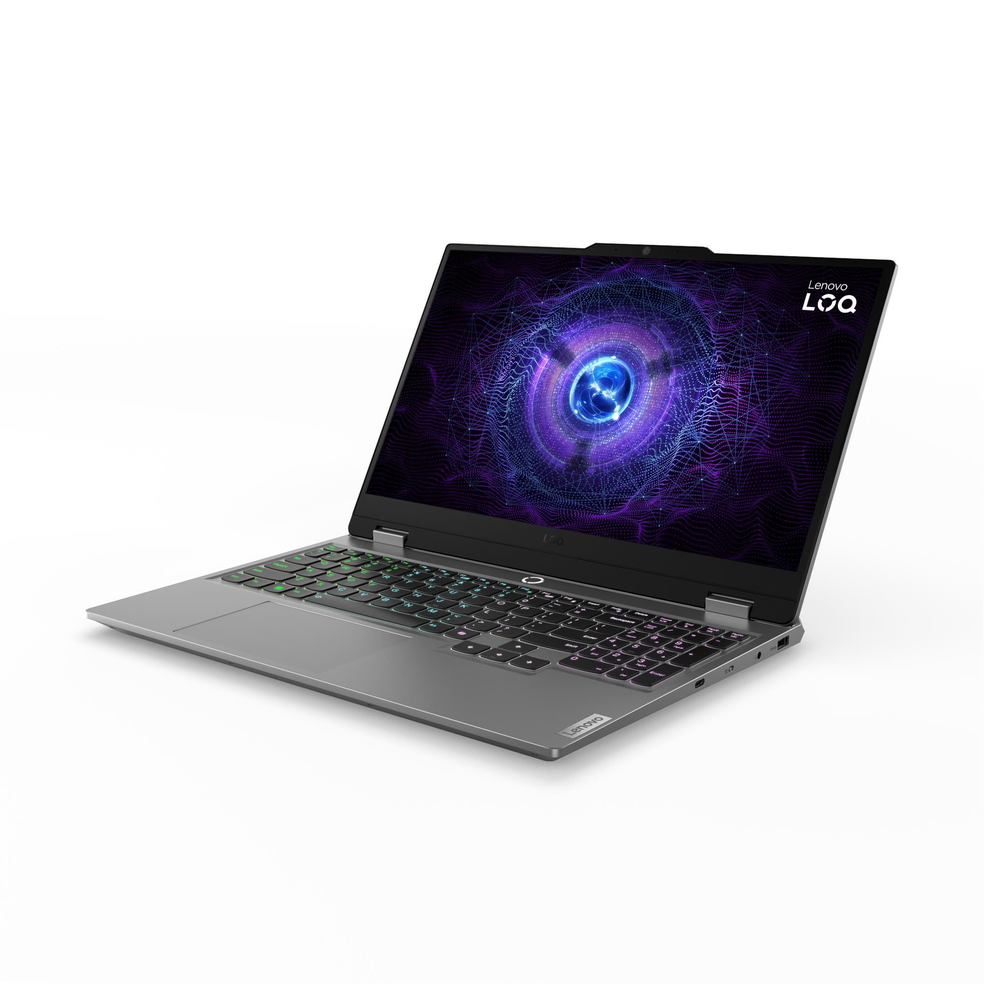 لاب توب جيمنج لينوفو LOQ 15IRX9 ، معالج انتل كور i5-13450HX 15.6 بوصة ، هارد 512 جيجا بايت SSD ، رام 16 جيجا بايت ، كارت شاشة انفيديا جي فورس RTX 3050 ،فري دوس - رمادي لونا