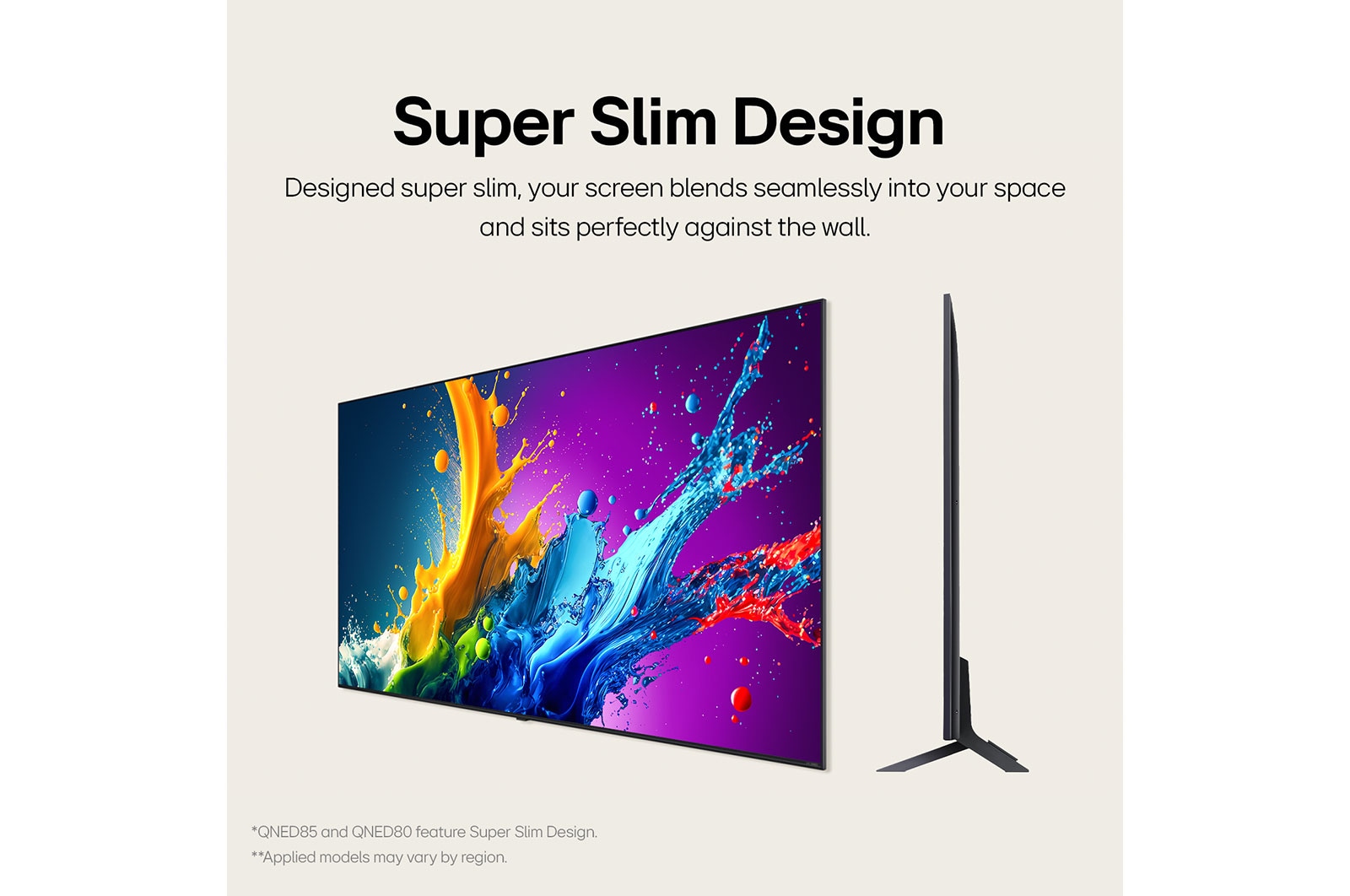 شاشة تلفزيون سمارت ال جي ، مقاس 86 بوصة ، QNED ، دقة 4K UHD ، بريسيفر داخلي