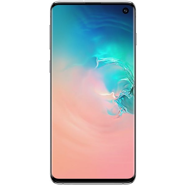 سامسونج جالكسي S10 ، سعة 128 جيجا بايت ، رام 8 جيجا بايت ، شبكة 4G LTE ، شريحتين - ابيض