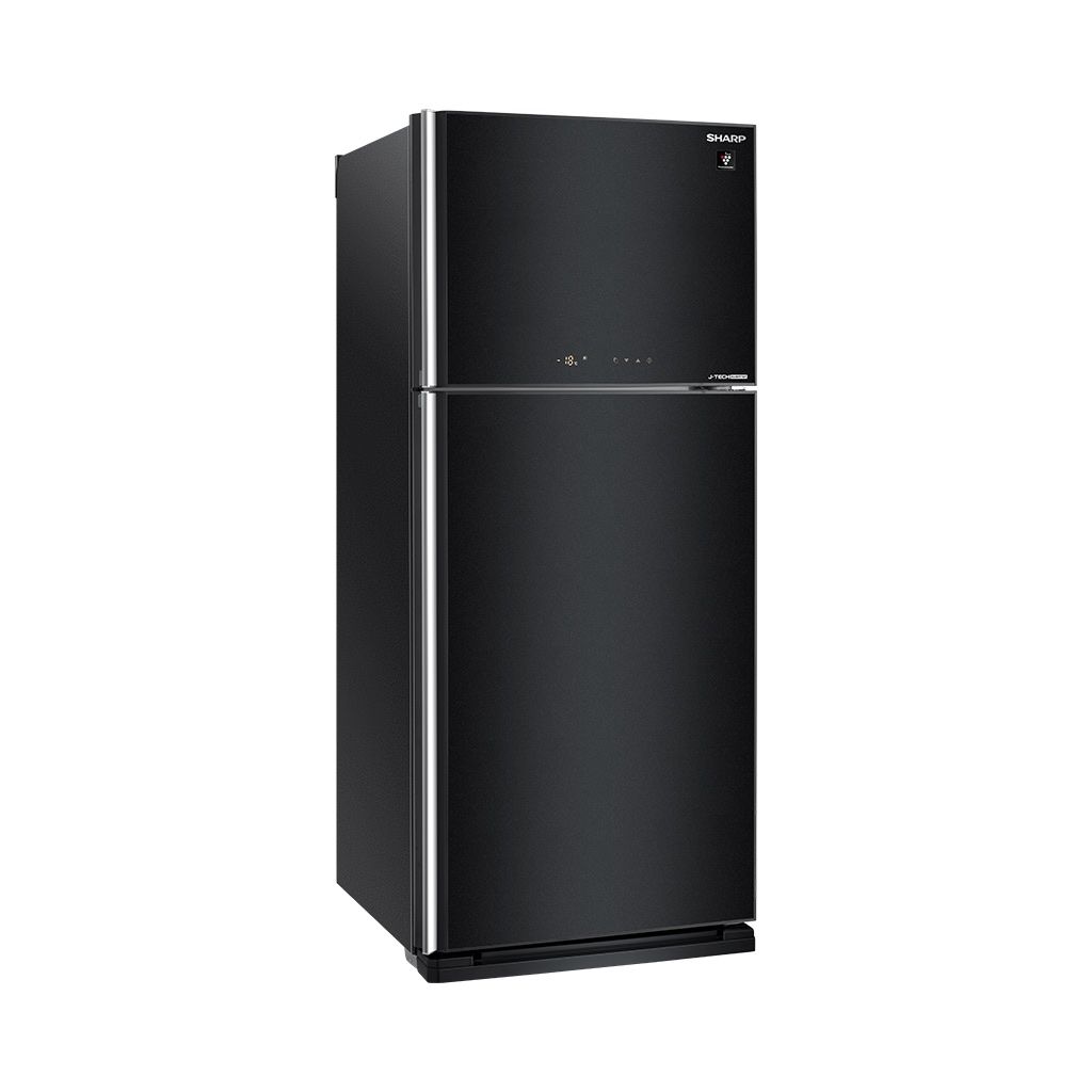 Sharp NoFrost Top Freezer Refrigerator , 450 Liter Inverter Motor , Black - SJ-GV58G-BK