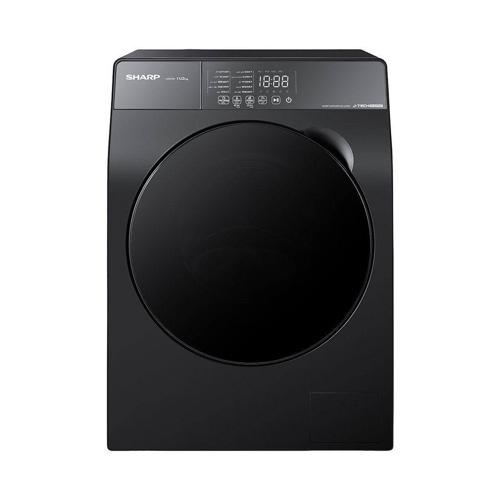 Sharp Inverter Front Load Washing Machine , 11 kg , Dark Gray - ES-FS114KLE-G
