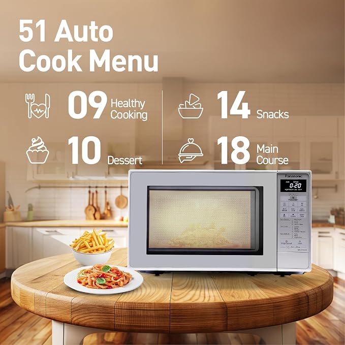 Panasonic Solo Microwave Oven , 20 Liter 800 Watt , White - NNST26SMKE