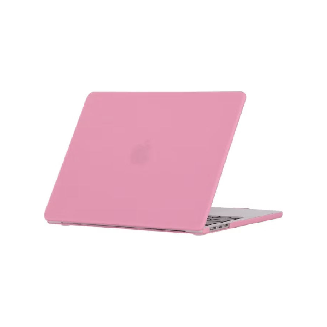 Generic Hard Shell Laptop Case with Screen Protector for Macbook Air 15-Inch , Pink
