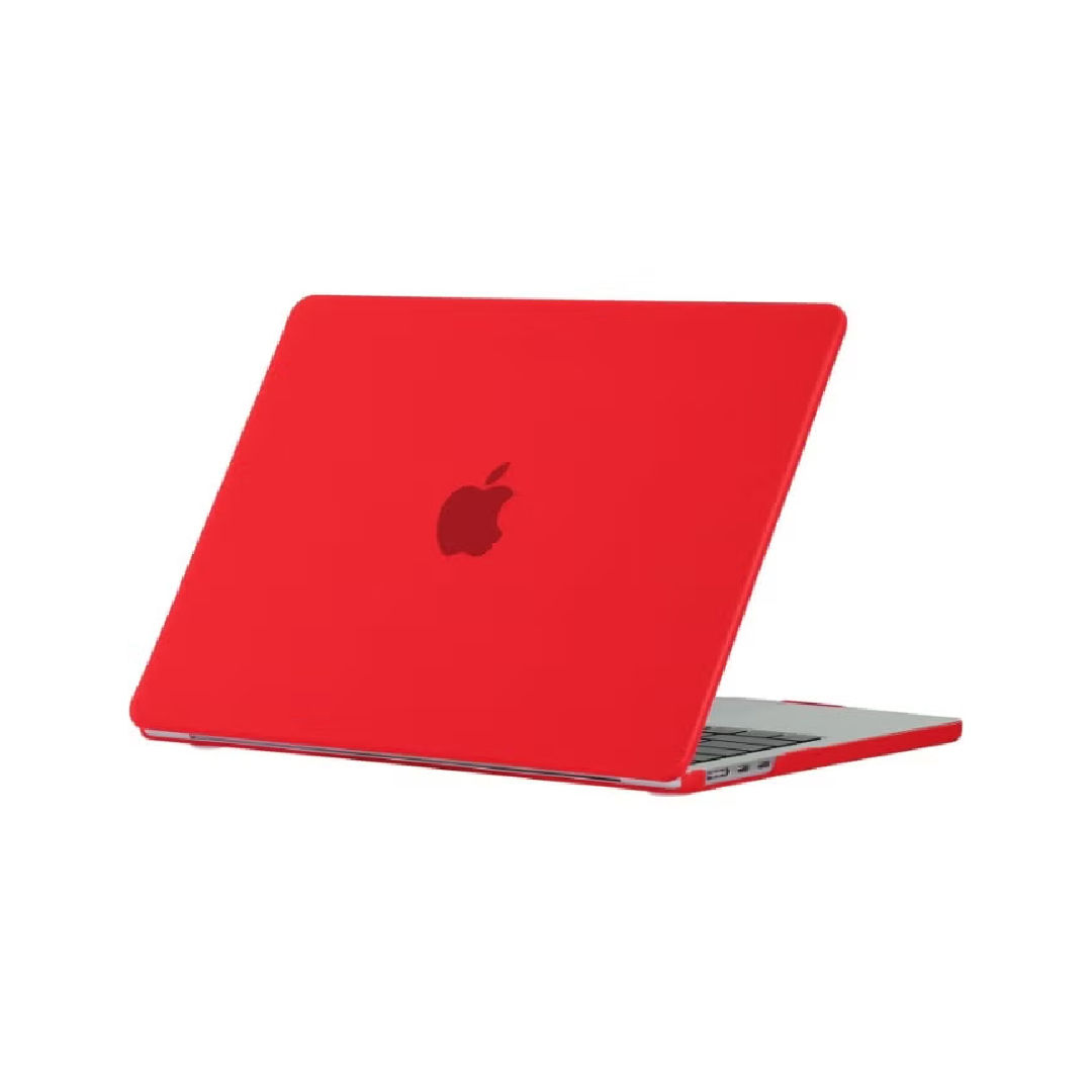 Generic Hard Shell Laptop Case with Screen Protector for Macbook Air 15-Inch , Matte Red