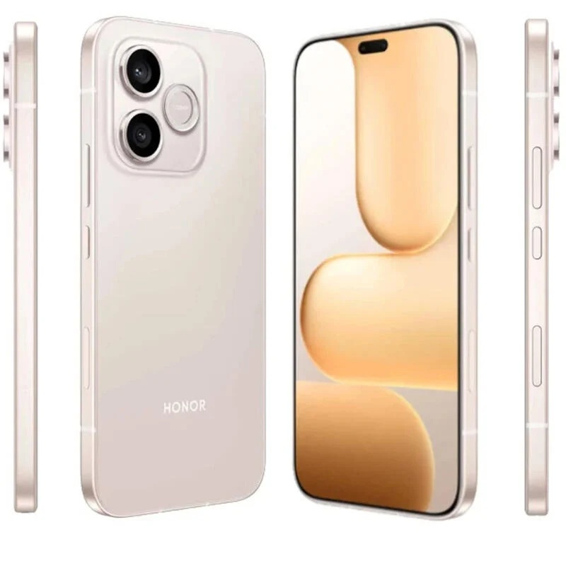 هونر 600 لايت ، سعة 256 جيجا بايت ، رام 8 جيجا بايت ، شبكة 5G ، شريحتين - ذهبي ديزيرت