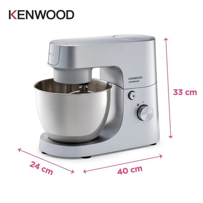 Kenwood Stand Mixer with Attachments 1400 Watt Silver - KHH1.12SI