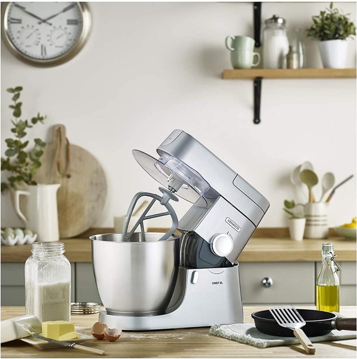 Kenwood Chef XL KVL4100S Stand Mixer 6.7 Liter Silver - BXX13995778