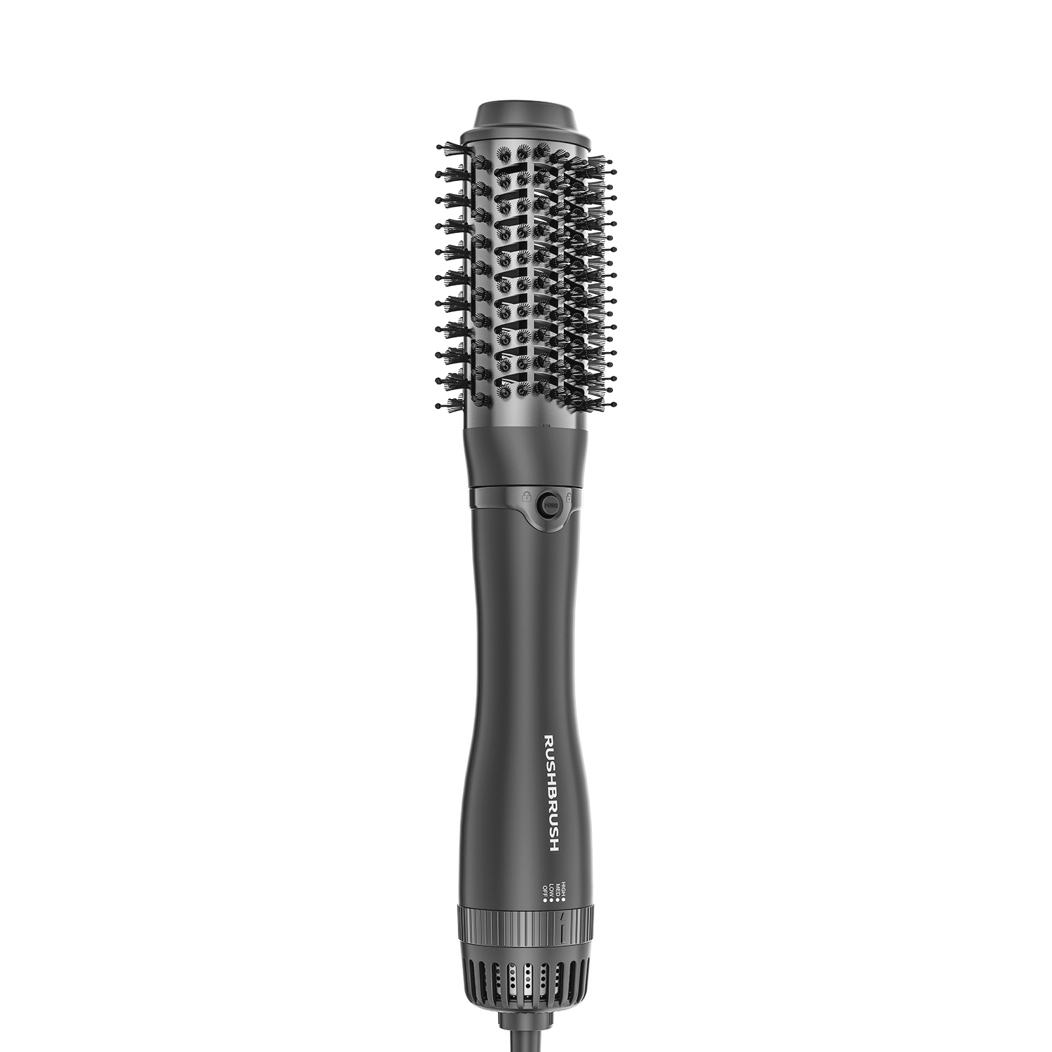 Rush Brush 5 in 1 Air Styler with Attachments 1200 Watt , Black