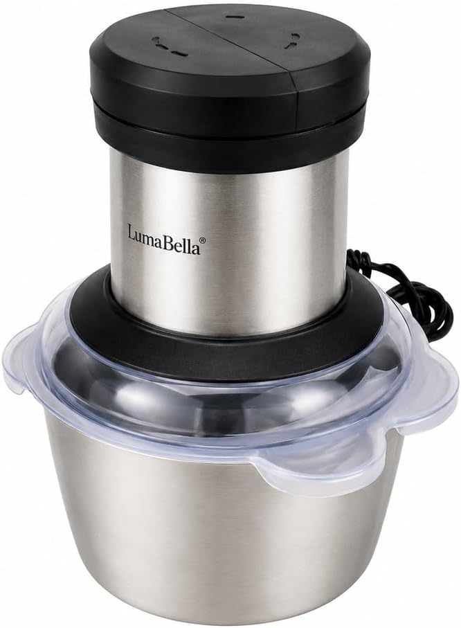 Luma Bella Wonder LB-56019 Electric Chopper 2 Liter , 500 Watt Silver Black - A1-533