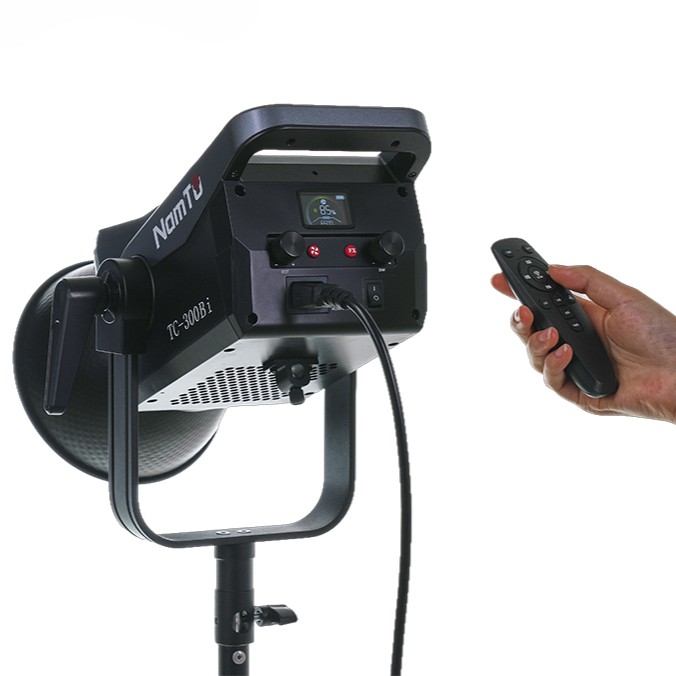 مصباح تصوير فيديو LED محمول نام تو TC-300Bi ،رمادي