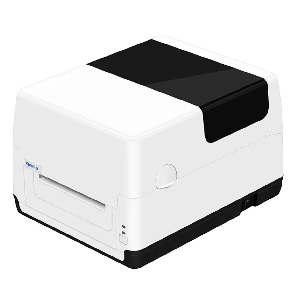 طابعة ملصقات حرارية اكس برنتر XP-T453E ، ابيض واسود