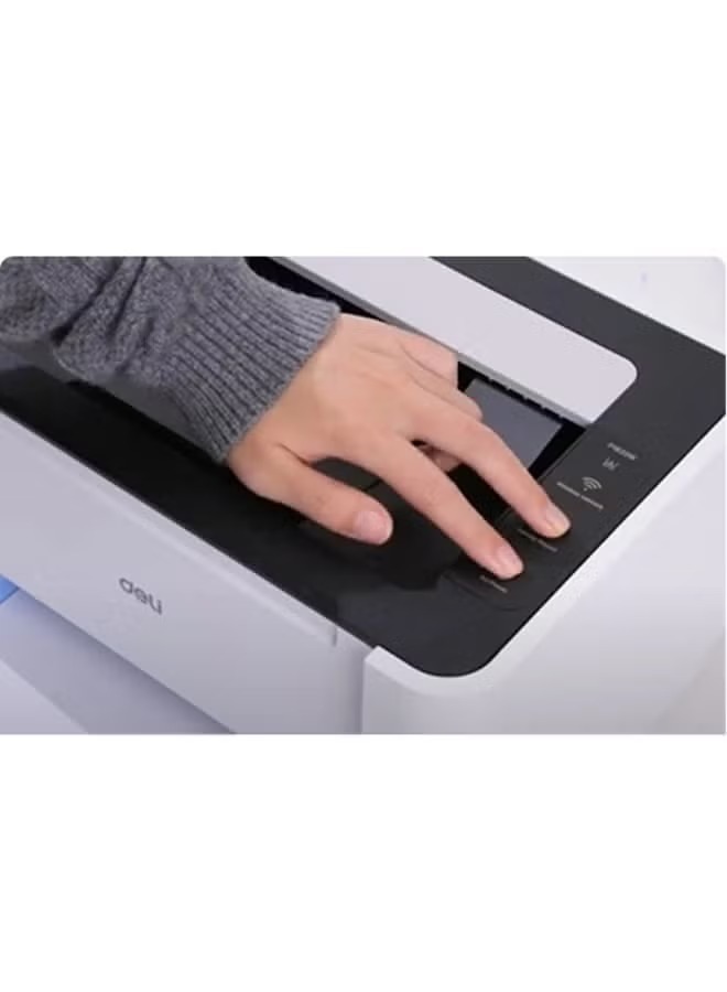 Deli Wireless Laser Printer , White - P1820W