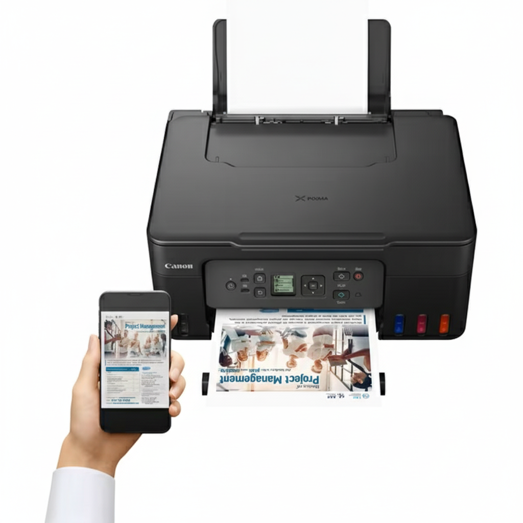 Canon PIXMA G3470 Series All In One Inkjet Printer , Black